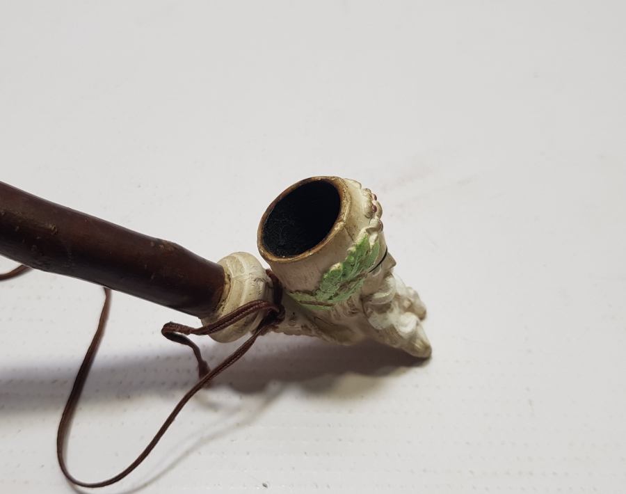 OSMANLI DÖNEMİ ÇOK NADİR BOYNUZ SAPLI VE KİRAZ AĞAÇLI JACOP PİPO