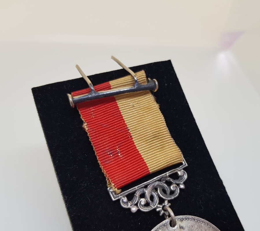 ORİJİNAL ASKISIYLA ABDÜLHAMİD HAN DÖNEMİ GÜMÜŞ İFTİHAR MADALYASI