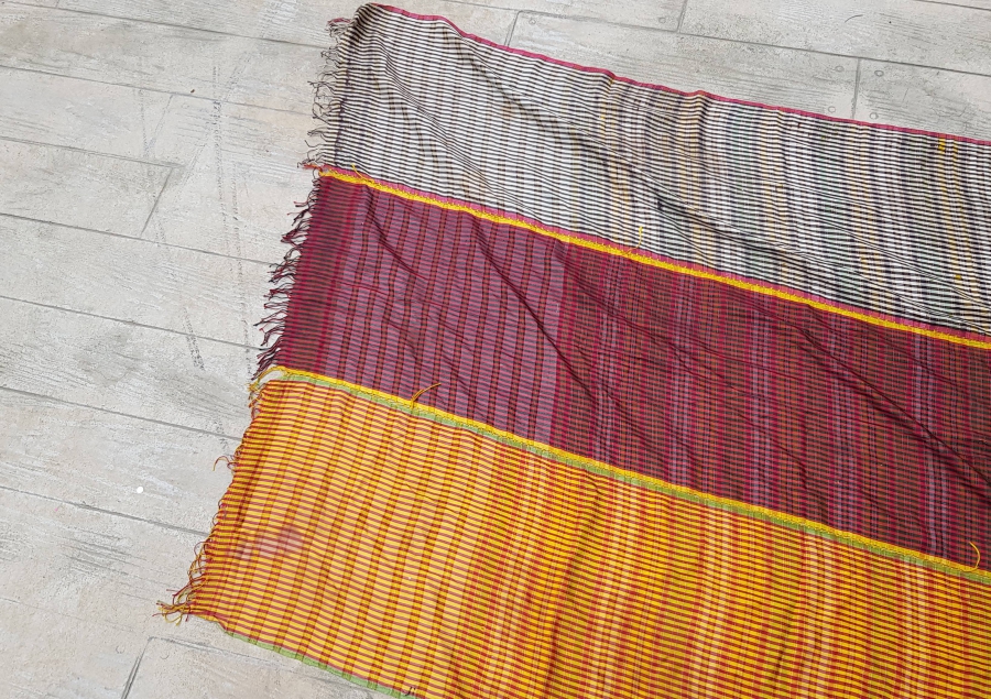 OSMANLI DÖNEMİ BÜYÜK BOY İPEK ACEM ŞALI YÖRÜK BEL KUŞAĞI