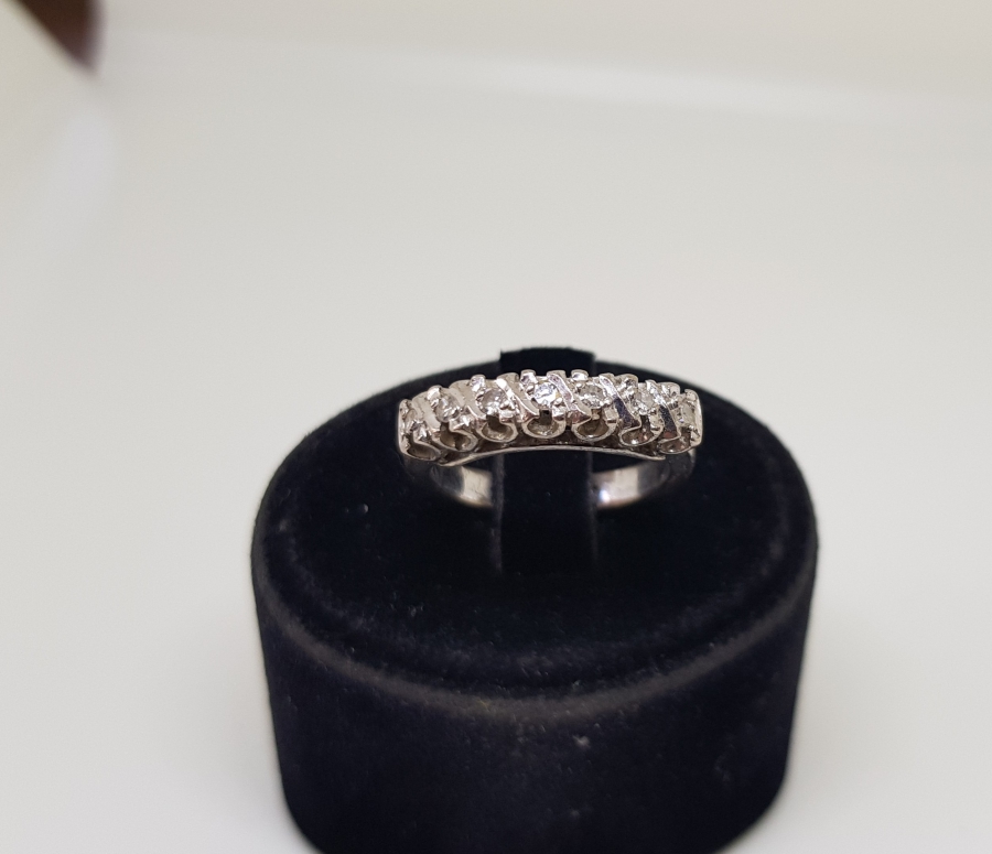 ANTİKA YEDİTAŞ PIRLANTA YÜZÜK