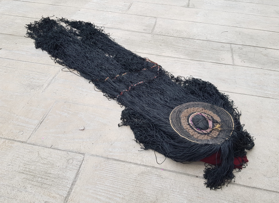 OSMANLI DÖNEMİ ÇOK NADİR İPEK İBRİŞİMLİ VAN YÖRESİ GELİN BAŞLIĞI