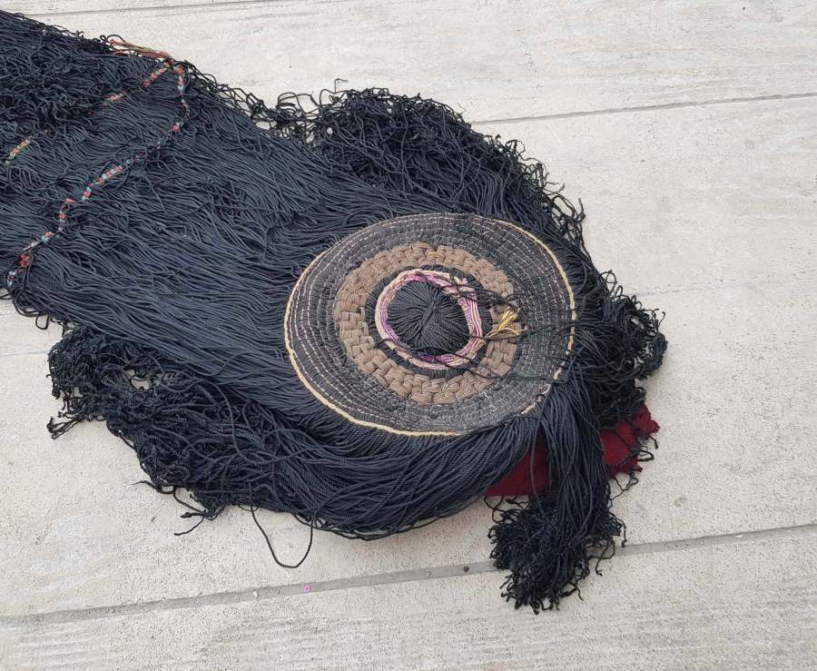 OSMANLI DÖNEMİ ÇOK NADİR İPEK İBRİŞİMLİ VAN YÖRESİ GELİN BAŞLIĞI