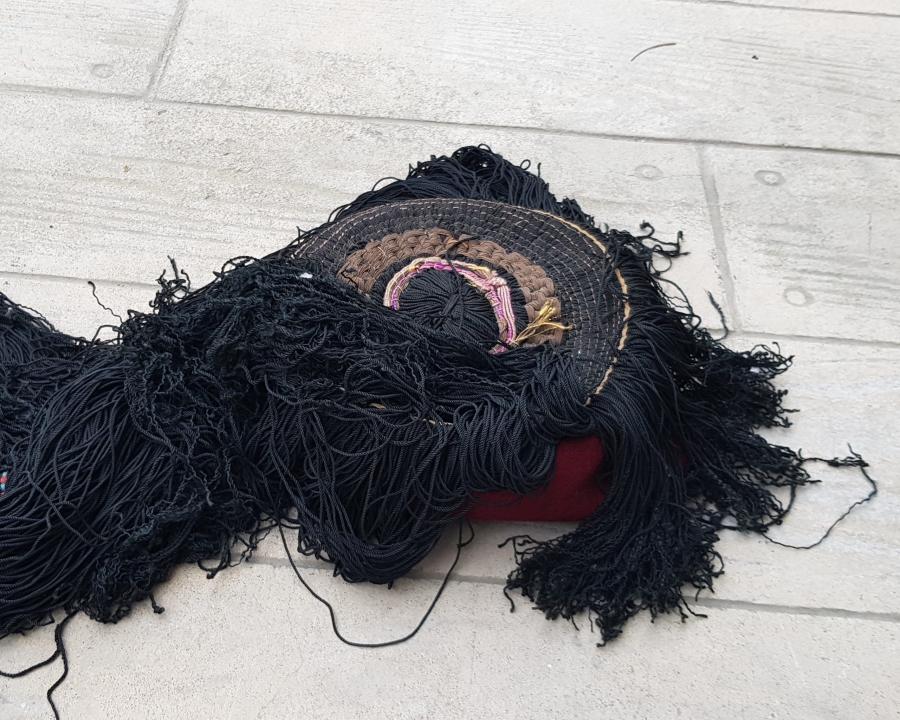 OSMANLI DÖNEMİ ÇOK NADİR İPEK İBRİŞİMLİ VAN YÖRESİ GELİN BAŞLIĞI