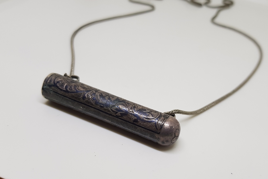 OSMANLI DÖNEMİ SAVATLI GÜMÜŞ VAN İŞİ HAMAYIL