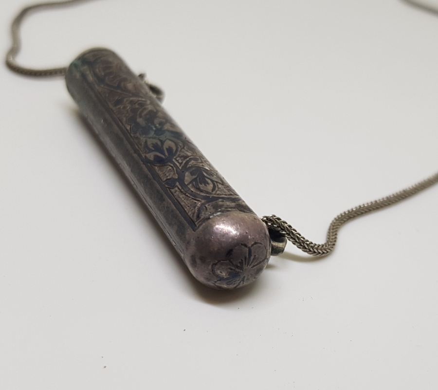 OSMANLI DÖNEMİ SAVATLI GÜMÜŞ VAN İŞİ HAMAYIL