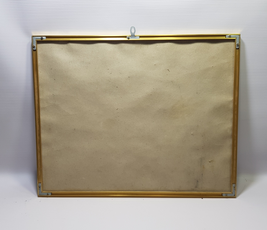 MUHAMMED SAV VE ESMAÜL HÜSNA YAZILI ANTİKA CAM ALTI HAT LEVHA