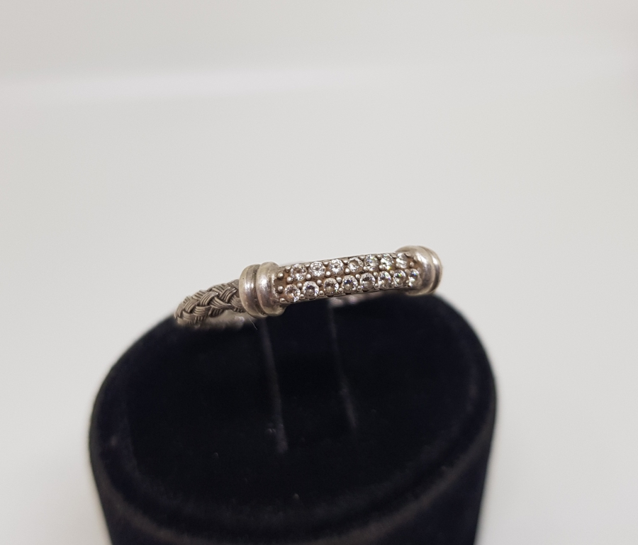 MARGAZİT TAŞLI İTALYAN YAPIMI LİSANSLI GÜMÜŞ YÜZÜK