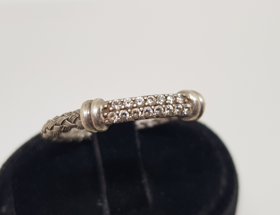 MARGAZİT TAŞLI İTALYAN YAPIMI LİSANSLI GÜMÜŞ YÜZÜK