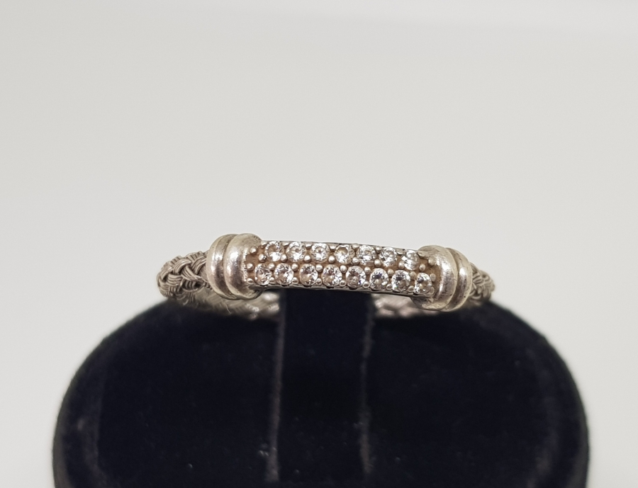 MARGAZİT TAŞLI İTALYAN YAPIMI LİSANSLI GÜMÜŞ YÜZÜK