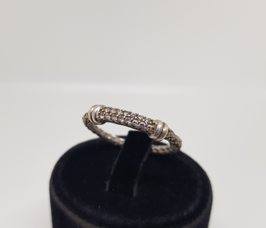 MARGAZİT TAŞLI İTALYAN YAPIMI LİSANSLI GÜMÜŞ YÜZÜK