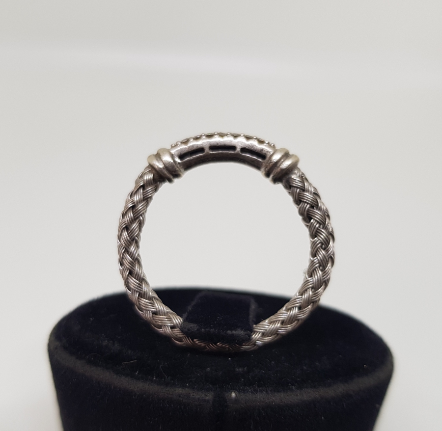 MARGAZİT TAŞLI İTALYAN YAPIMI LİSANSLI GÜMÜŞ YÜZÜK