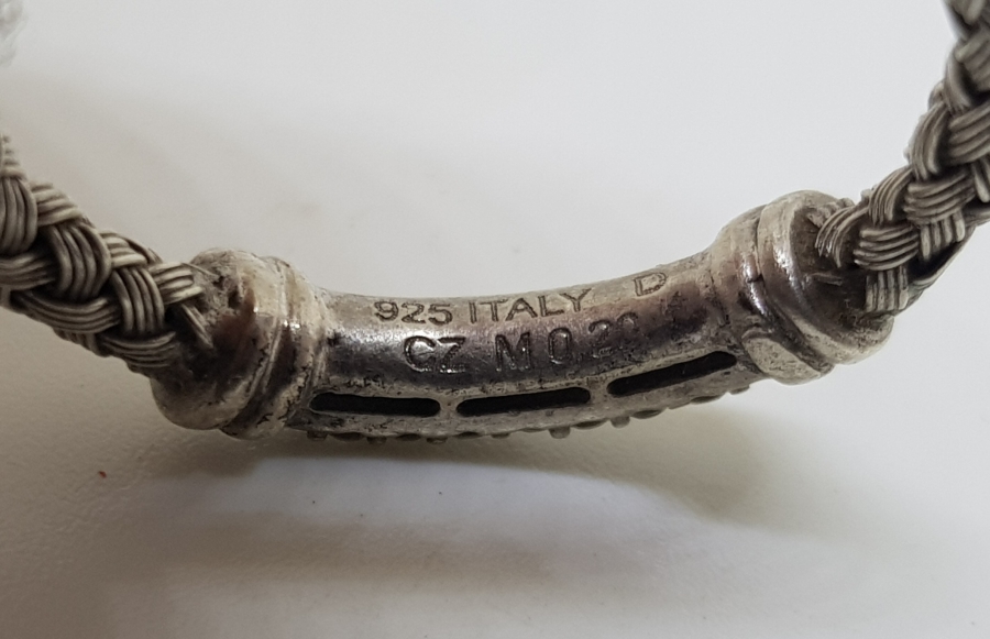 MARGAZİT TAŞLI İTALYAN YAPIMI LİSANSLI GÜMÜŞ YÜZÜK