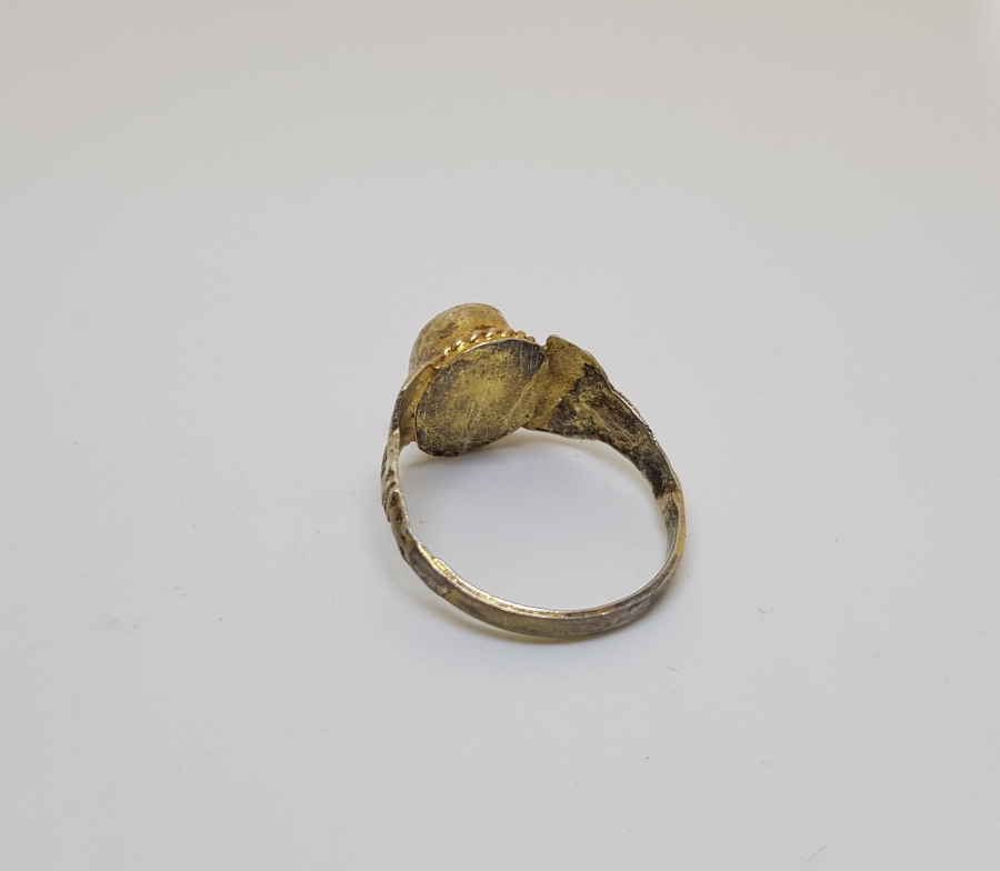 OSMANLI DÖNEMİ ÖZEL YAPIM MERCAN TAŞLI GÜMÜŞ YÜZÜK