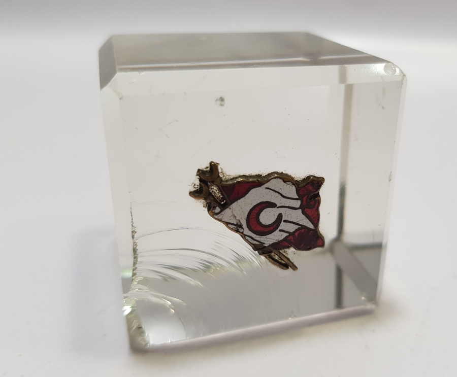 OSMANLI DÖNEMİ MİNE İŞÇİLİKLİ ÇİFTE SANCAKLI HİLAL-İ AHMER ROZET