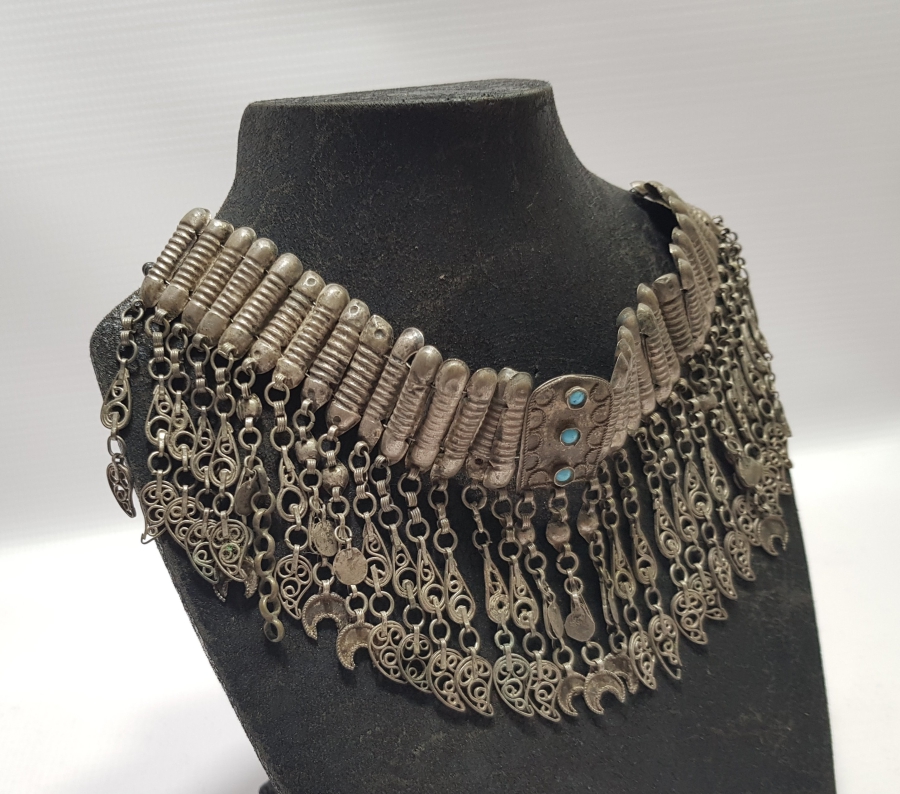 OSMANLI DÖNEMİ GÜMÜŞ GERDANLIK - GIDIKLIK