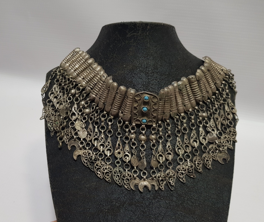 OSMANLI DÖNEMİ GÜMÜŞ GERDANLIK - GIDIKLIK