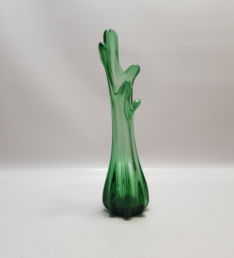 EL YAPIMI ANTİKA CAM VAZO