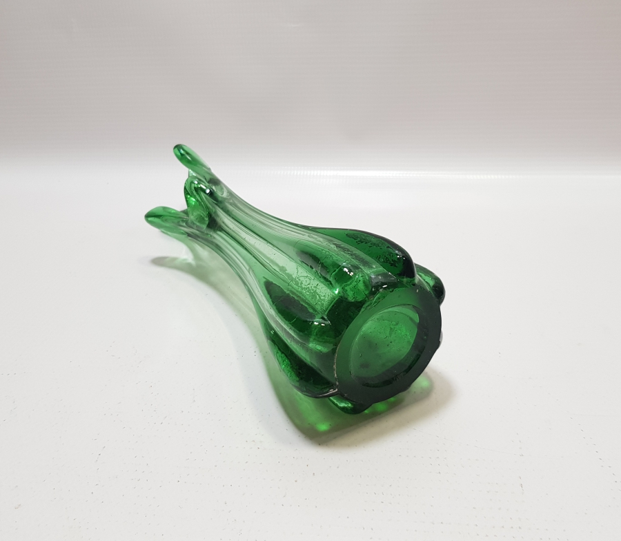 EL YAPIMI ANTİKA CAM VAZO