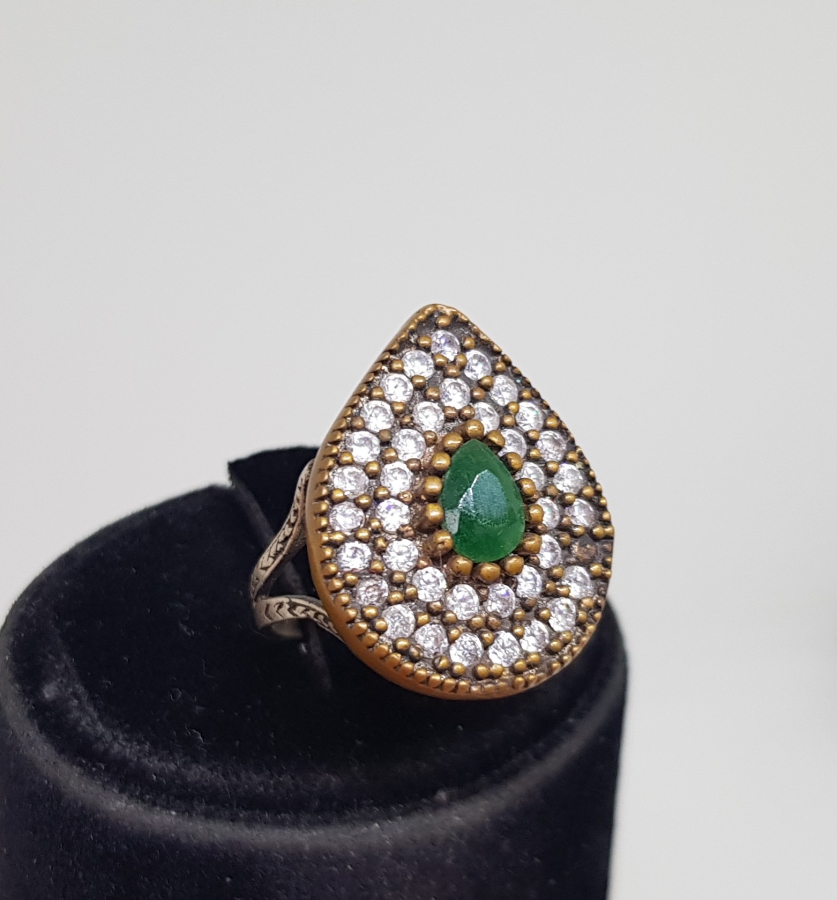 HÜRREM MODEL BÜYÜK BOY GÜMÜŞ YÜZÜK