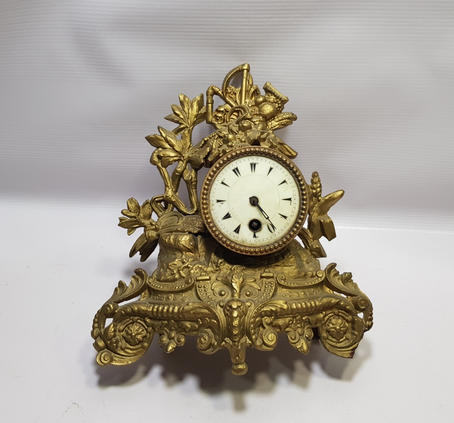 OSMANLI DÖNEMİ OSMANLI KADRANLI ŞÖMİNE SAATİ