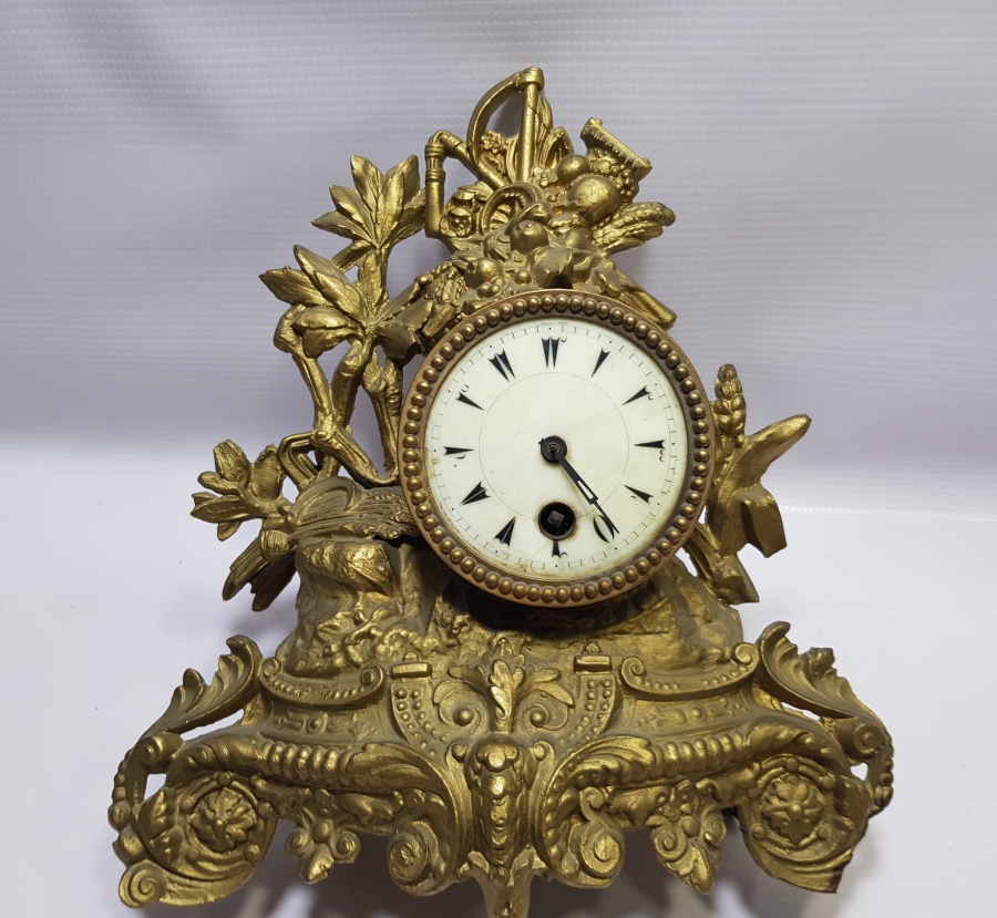 OSMANLI DÖNEMİ OSMANLI KADRANLI ŞÖMİNE SAATİ