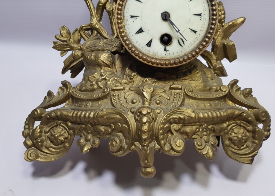 OSMANLI DÖNEMİ OSMANLI KADRANLI ŞÖMİNE SAATİ