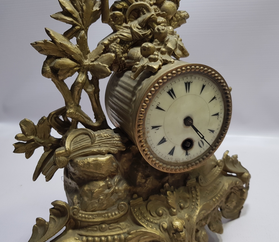 OSMANLI DÖNEMİ OSMANLI KADRANLI ŞÖMİNE SAATİ