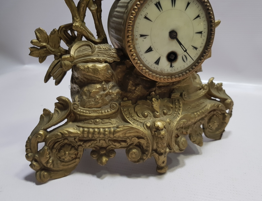 OSMANLI DÖNEMİ OSMANLI KADRANLI ŞÖMİNE SAATİ