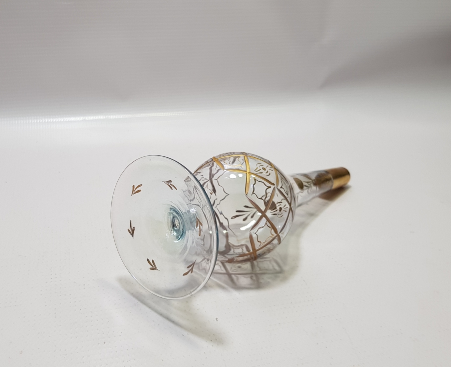 BEYKOZ TARZI YAPILMIŞ ALTIN VARAKLI ANTİKA GÜLEBDAN