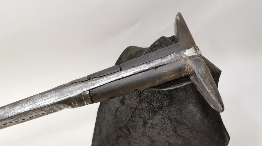 OSMANLI DÖNEMİ ÇOK NADİR İKİ TARAFI BOYDAN BOYA YAZILI EFE YATAĞANI