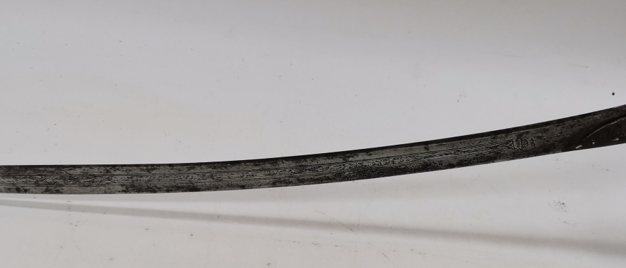 OSMANLI DÖNEMİ ÇOK NADİR İKİ TARAFI BOYDAN BOYA YAZILI EFE YATAĞANI