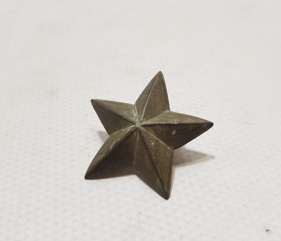 OSMANLI DÖNEMİ ÇOK NADİR HAKİM ŞAPKA YILDIZI - ŞAPKA KOKARTI