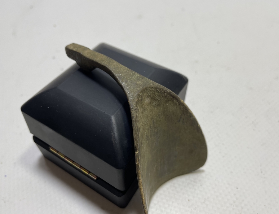 OSMANLI DÖNEMİ BRONZ KERATA - AYAKKABI ÇEKECEĞİ