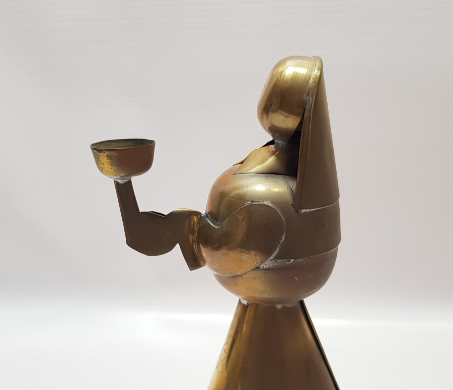 MERYEM ANA FORMUNDA YAPILMIŞ ANTİKA MUMLUK