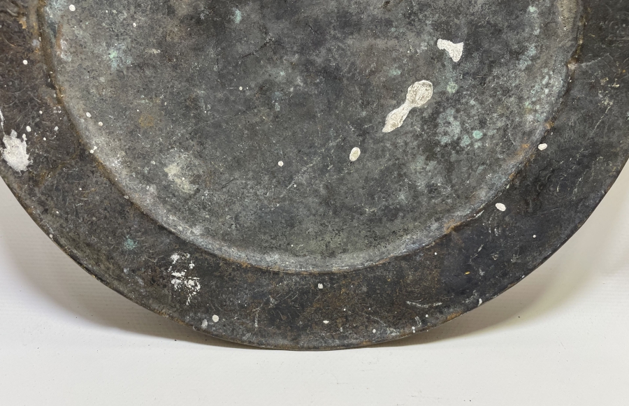 OSMANLI DÖNEMİ ÜZERİ İŞLEMELİ BÜYÜK BOY BOSNA İŞİ BAKIR TABAK