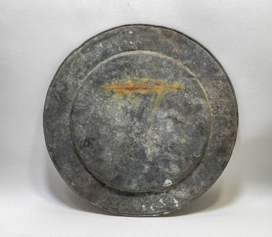 OSMANLI DÖNEMİ ÜZERİ İŞLEMELİ BÜYÜK BOY BOSNA İŞİ BAKIR TABAK