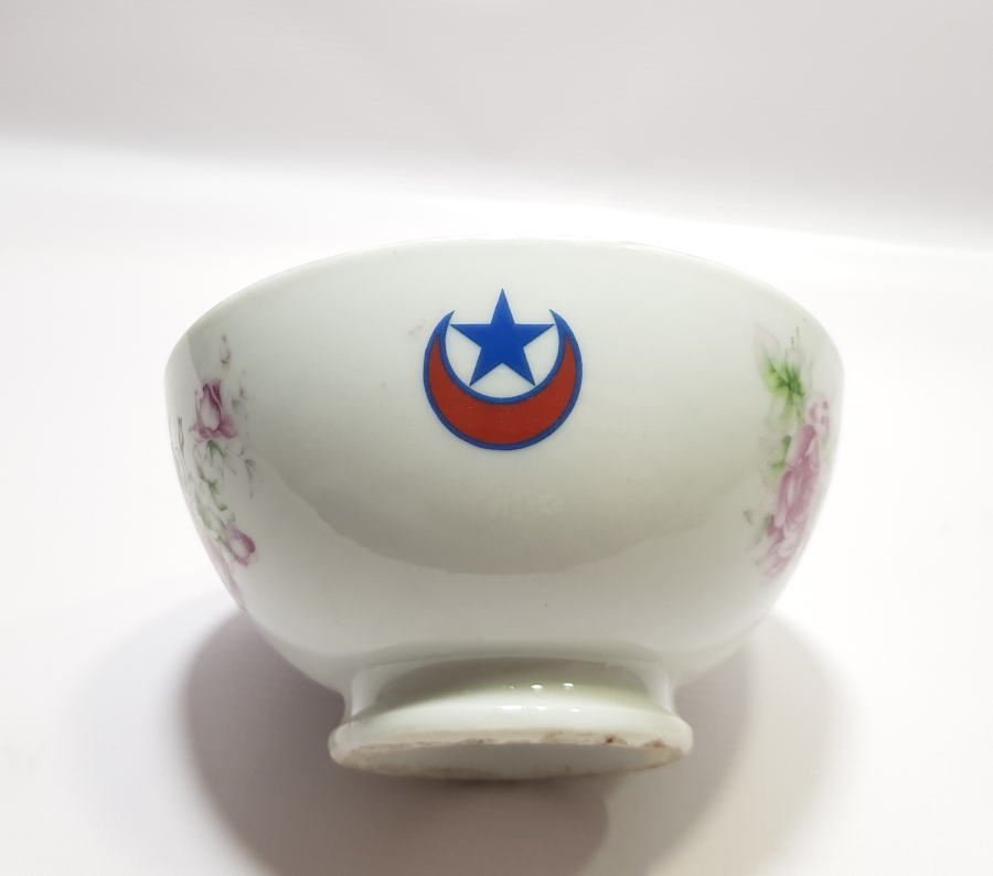 OSMANLI DÖNEMİ AY YILDIZLI KASE