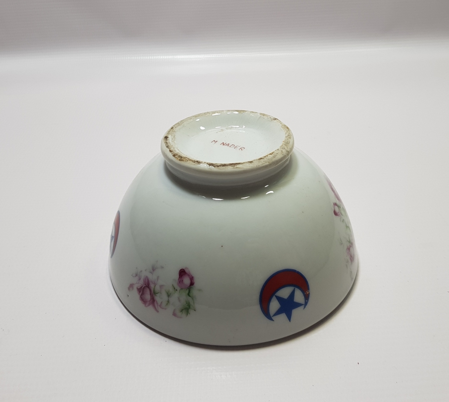 OSMANLI DÖNEMİ AY YILDIZLI KASE