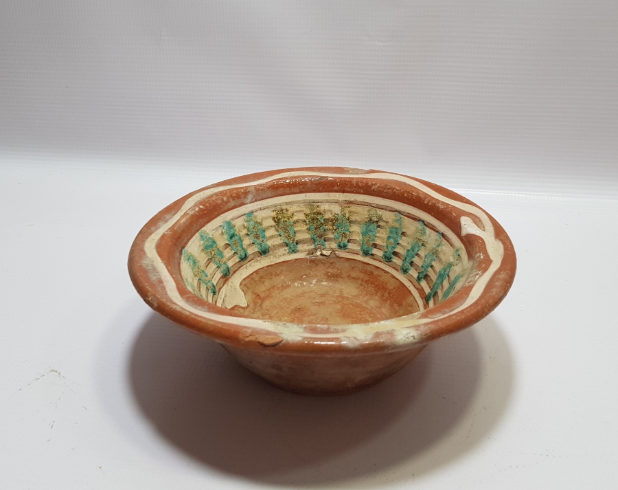 OSMANLI DÖNEMİ SIRLI KINIK KASE