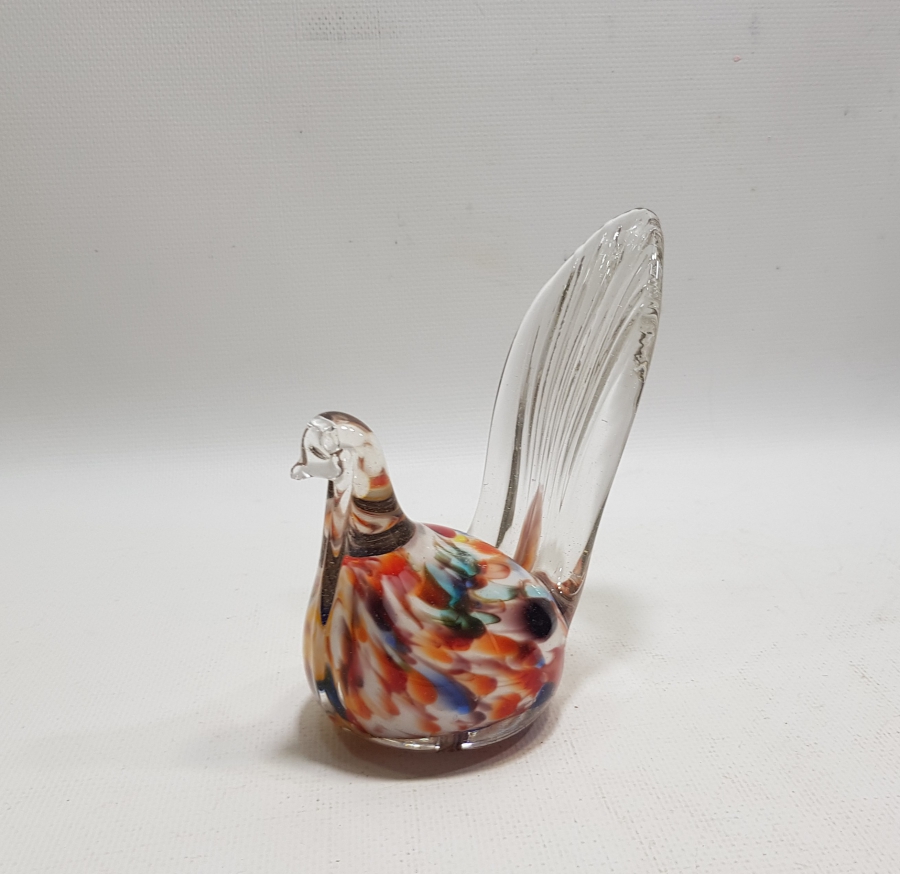 ANTİKA MURANO KUŞ FİGÜRÜ