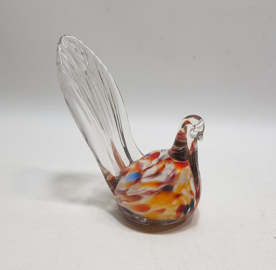 ANTİKA MURANO KUŞ FİGÜRÜ