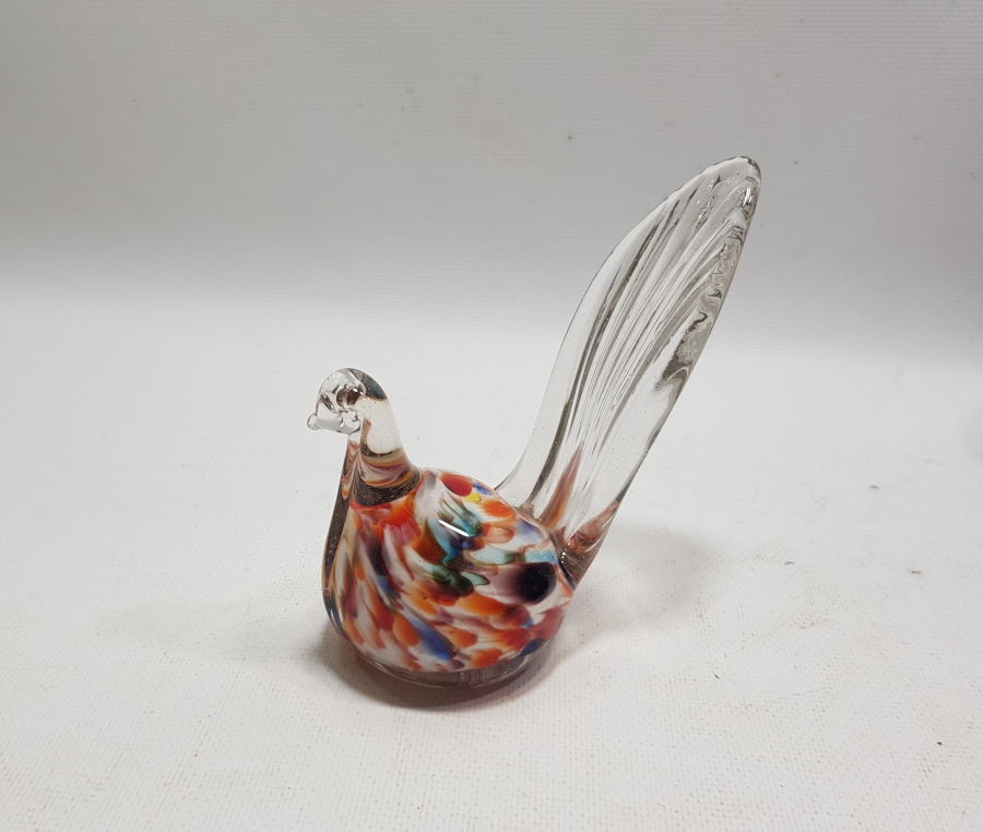 ANTİKA MURANO KUŞ FİGÜRÜ
