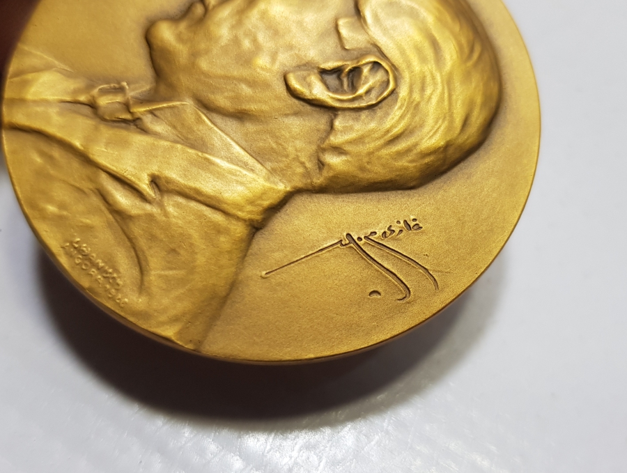 OSMANLICA GAZİ MUSTAFA KEMAL İMZALI BÜYÜK BOY ATATÜRK MADALYON