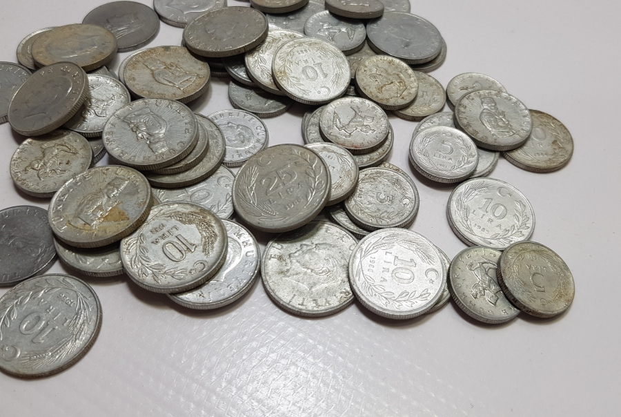 1970-1980LERDEN ANTİKA METAL PARA LOTU