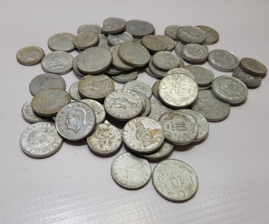 1970-1980LERDEN ANTİKA METAL PARA LOTU