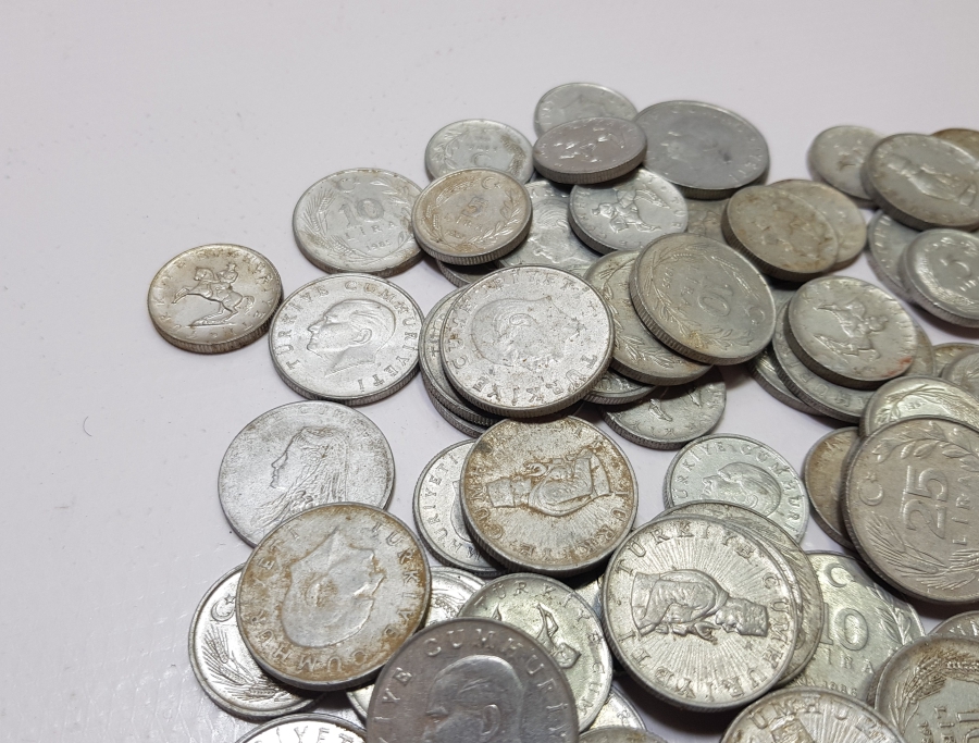 1970-1980LERDEN ANTİKA METAL PARA LOTU