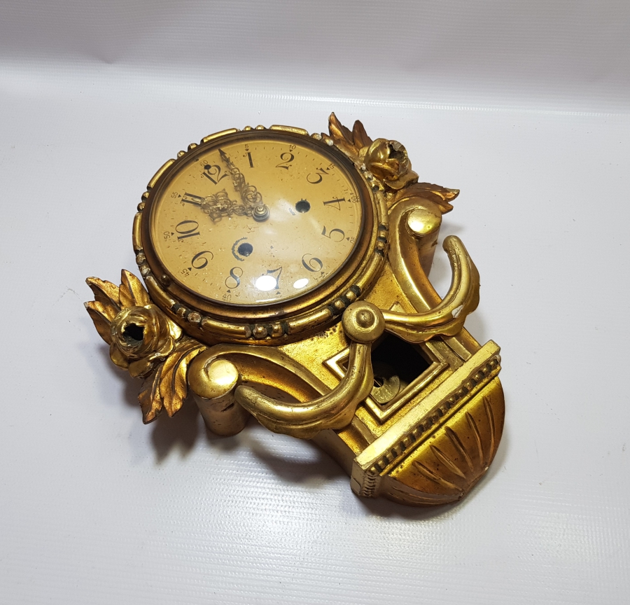 OSMANLI DÖNEMİ ÇOK NADİR EDİRNEKARİ AHŞAP KASA DUVAR SAATİ