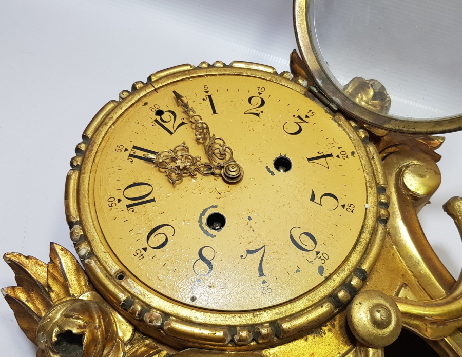 OSMANLI DÖNEMİ ÇOK NADİR EDİRNEKARİ AHŞAP KASA DUVAR SAATİ