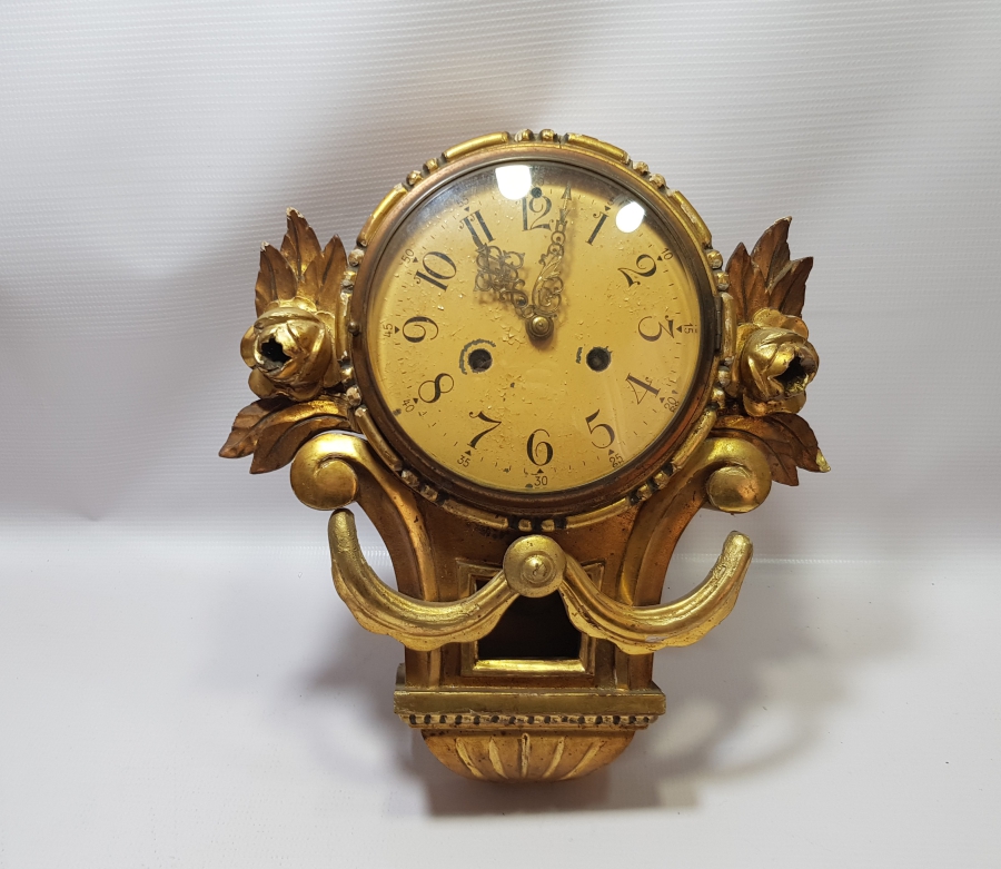 OSMANLI DÖNEMİ ÇOK NADİR EDİRNEKARİ AHŞAP KASA DUVAR SAATİ