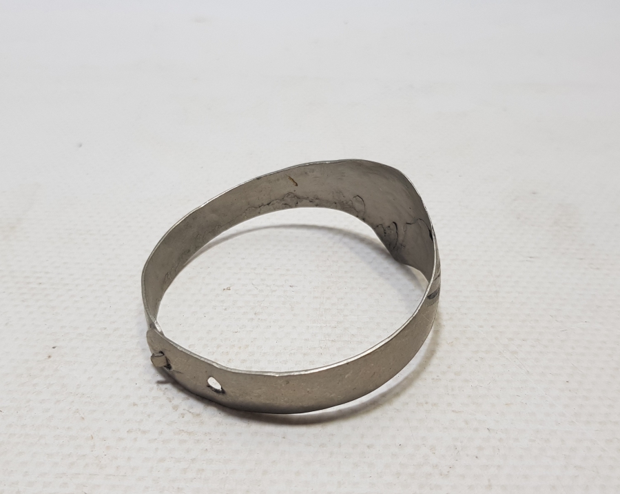 ÜZERİ LALE MOTİFLİ YOKLUK DÖNEMİ VAN İŞİ OSMANLI GELİN BİLEKLİĞİ